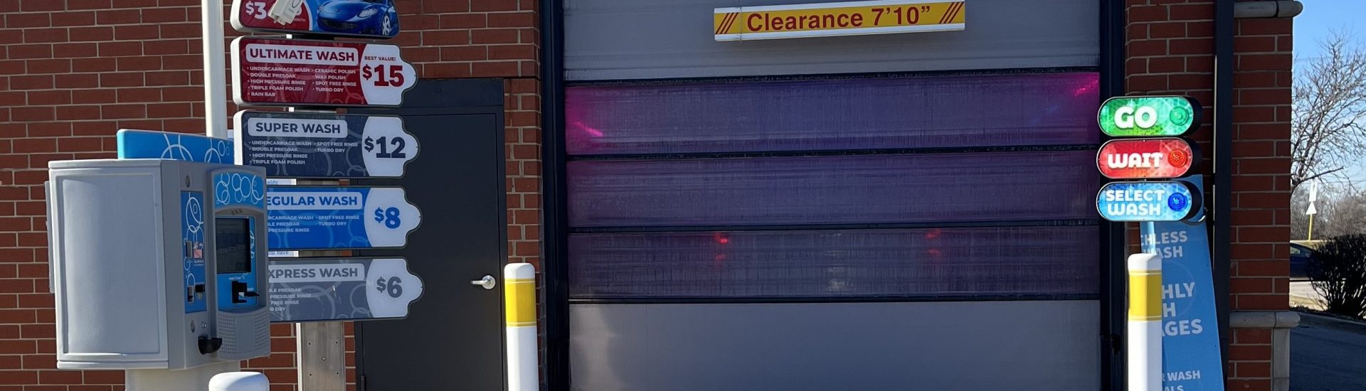 Get a Fast, Sparkling Clean at BP McHenry with the Petit Auto Wash 360-i!